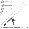 Leisure Sports Leisure Sports Spinning Rod and Reel Fishing Combo 171131PIR